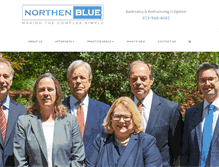 Tablet Screenshot of northenblue.com